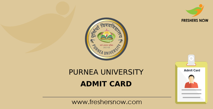 Purnea University Admit Card 2022 (Released) | UG, PG Exam Dates