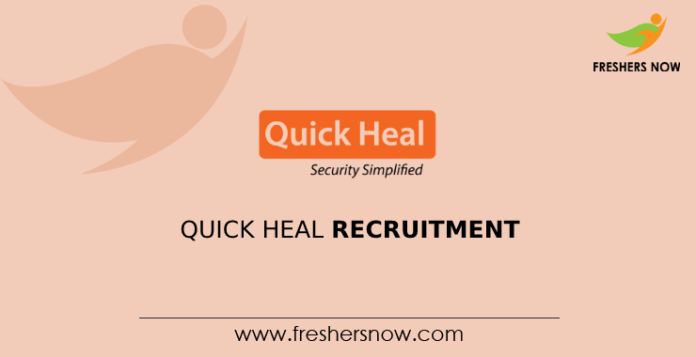 Quick Heal Recruitment