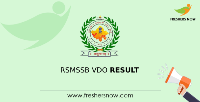 RSMSSB VDO Result