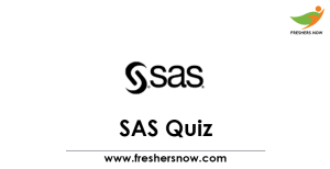 SAS Quiz - SAS Multiple Choice Questions And Answers