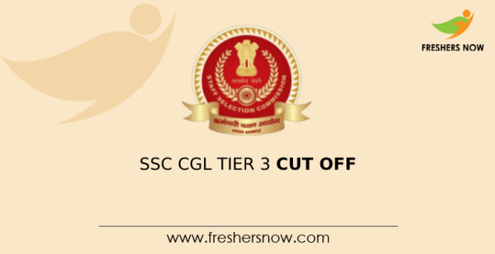 SSC CGL Tier 3 Cut Off