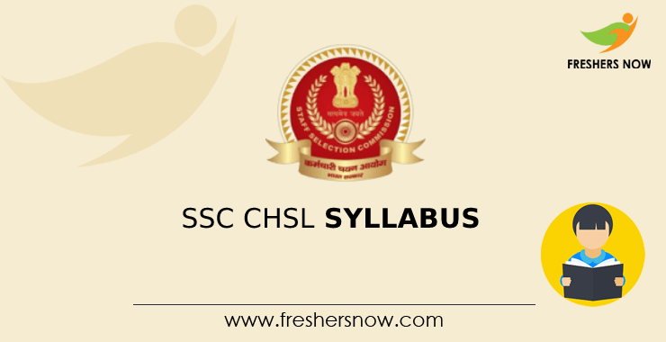 SSC CHSL Syllabus 2024 & Exam Pattern PDF Download (Revised Tier 1, 2 ...