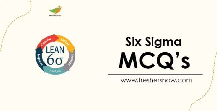 Six Sigma MCQ's