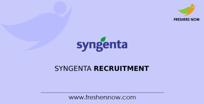 Syngenta Recruitment