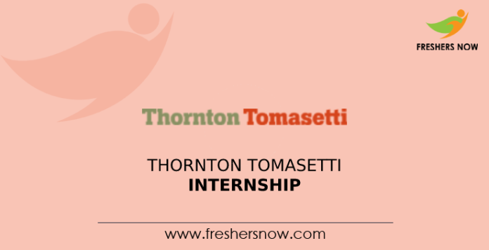 Thornton Tomasetti Internship