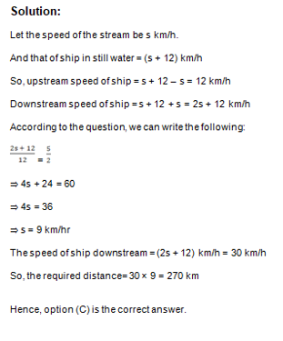 Time and Distance Aptitude Questions and Answers | MCQ Problems