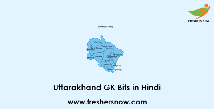 Uttarakhand GK in Hindi