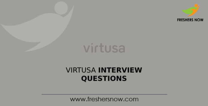 Virtusa Interview Questions