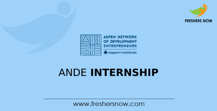 ANDE Internship