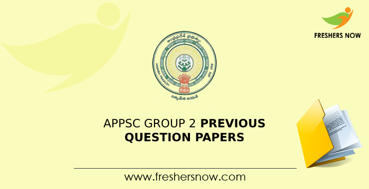 APPSC Group 2 Previous Question Papers PDF Download