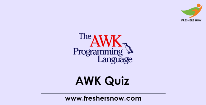 AWK Quiz