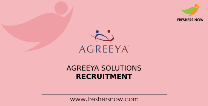 AgreeYa Solutions Recruitment
