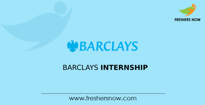 Barclays Internship