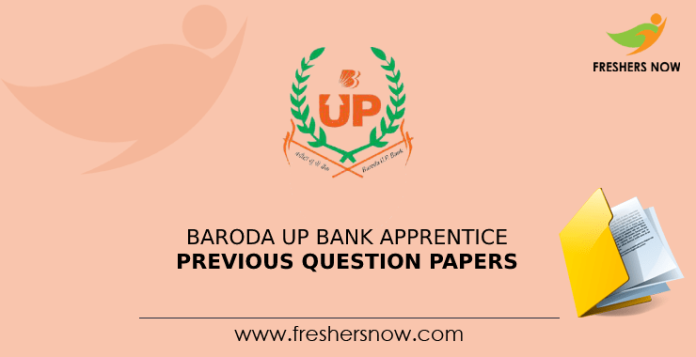 Baroda UP Bank Apprentice Previous Question Papers