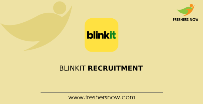 Blinkit Recruitment