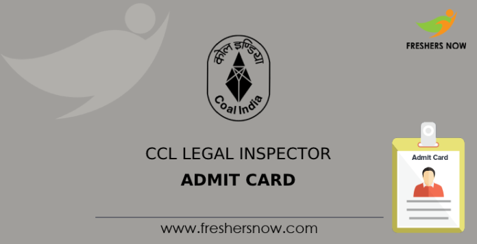 CCL Legal Inspector Admit Card