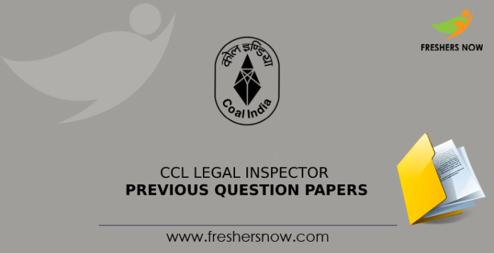 CCL Legal Inspector Previous Question Papers