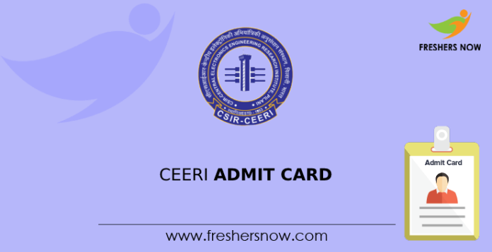 CEERI Admit Card