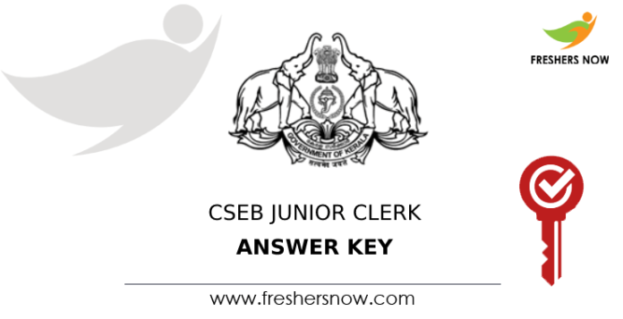 CSEB Junior Clerk Answer Key