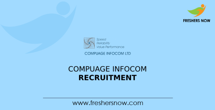 Compuage Infocom Recruitment