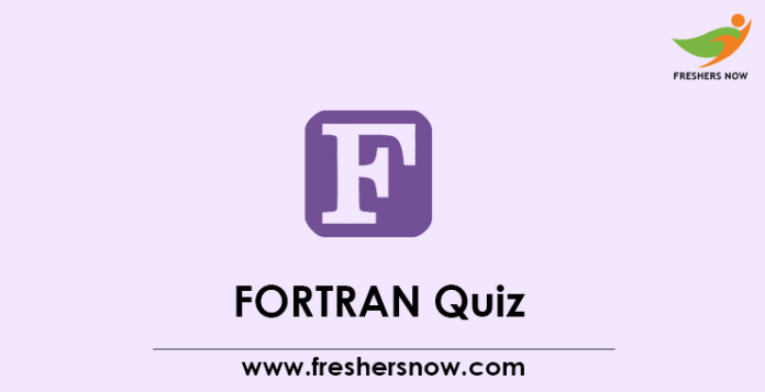 FORTRAN Quiz