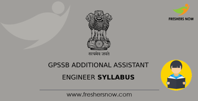 GPSSB Additional Assistant Engineer Syllabus