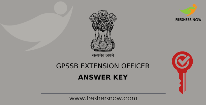 GPSSB Extension Officer Answer Key