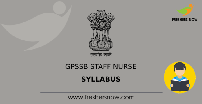 GPSSB Staff Nurse Syllabus