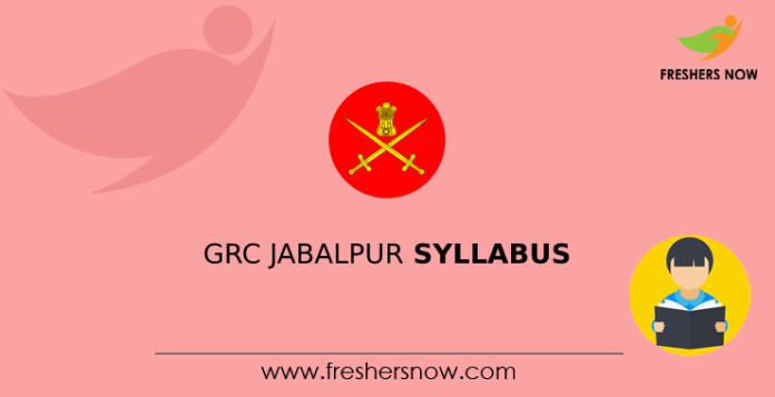 GRC Jabalpur Syllabus