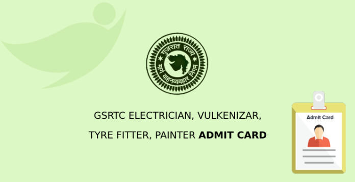 GSRTC Electrician, Vulkenizar, Tyre Fitter, Painter Admit Card