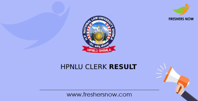 HPNLU Clerk Result