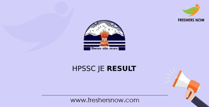 HPSSC JE Result