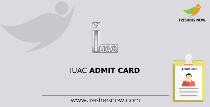 IUAC Admit Card
