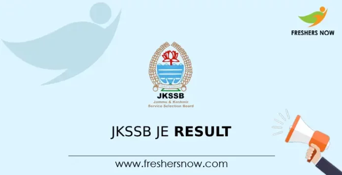 JKSSB JE Result