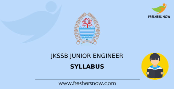 JKSSB Junior Engineer Syllabus