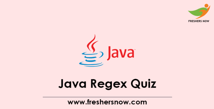 Java Regex Quiz