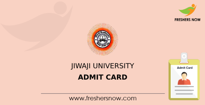 Jiwaji University Admit Card