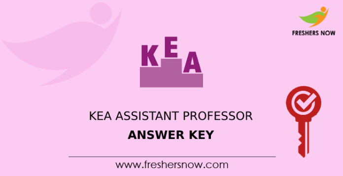 KEA Assistant Professor Answer Key