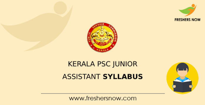 Kerala PSC Junior Assistant Syllabus