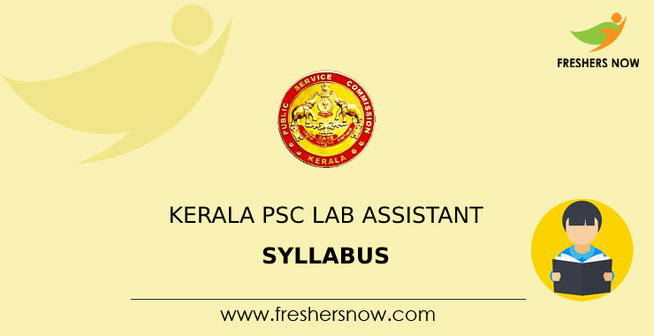 Kerala PSC Lab Assistant Syllabus 2024 & Exam Pattern