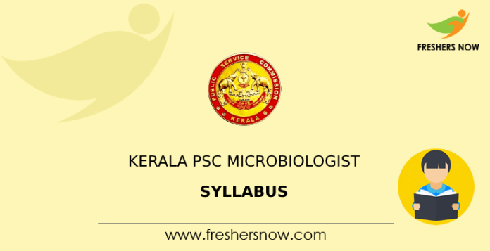 Kerala PSC MicroBiologist Syllabus