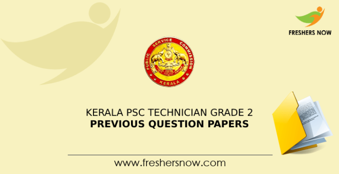 Kerala PSC Technician Grade 2 Previous Question Papers