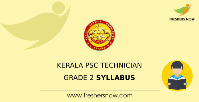 Kerala PSC Technician Grade 2 Syllabus