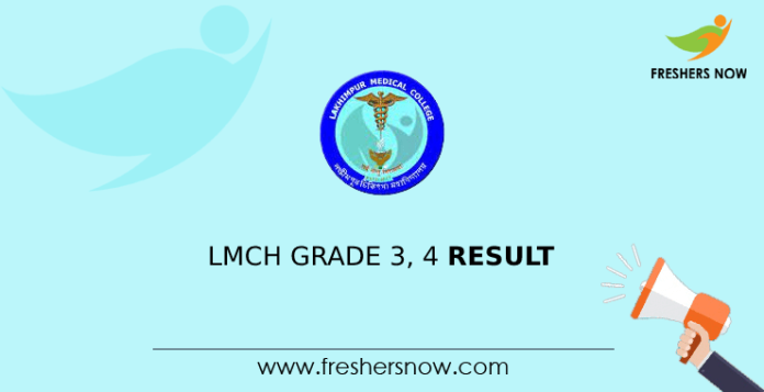 LMCH Grade 3, 4 Result