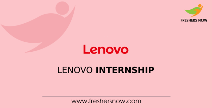 Lenovo Internship