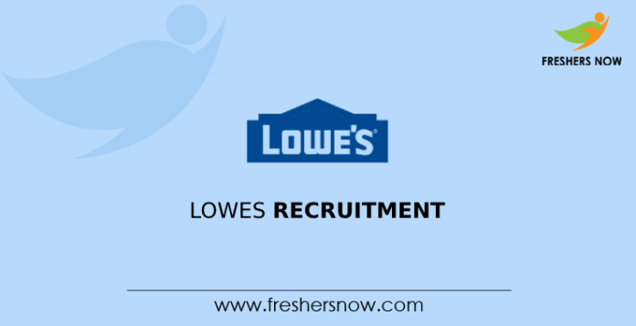 Lowes Recruitment