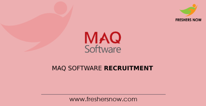 MAQ Software Recruitment