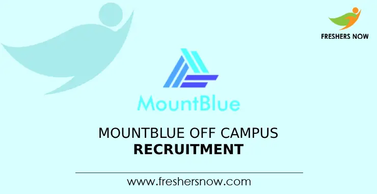 MountBlue Off Campus 2024 Recruitment Drive for 2024 Freshers