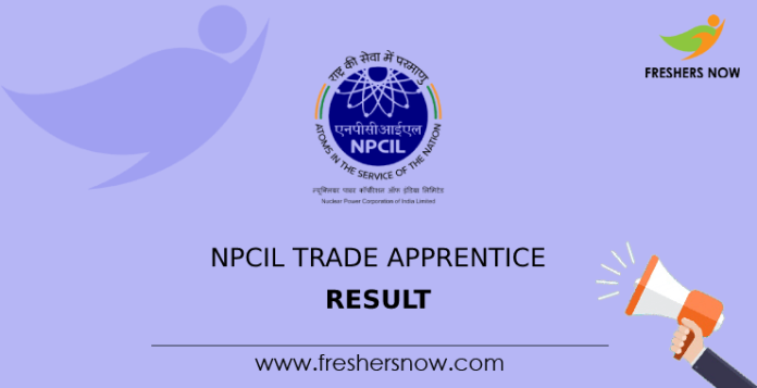 NPCIL Trade Apprentice Result
