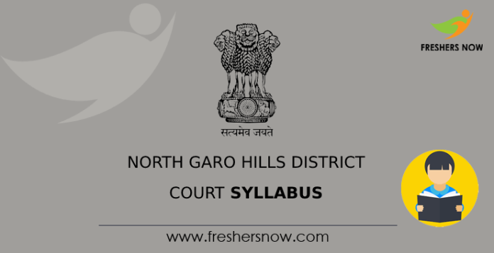 North Garo Hills District Court Syllabus